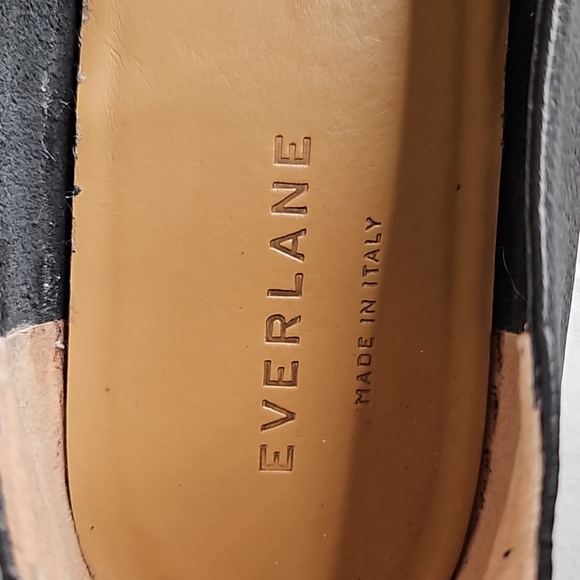 Everlane The day glove black leather ballet flats made in italy size 9 - Picture 5 of 9